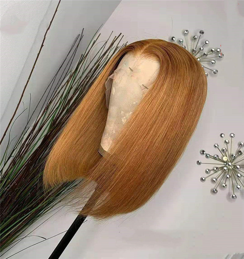Lace Forehead Wig, Blond Human Hair Wig Lace Forehead Wig, Blond Human Hair Wig